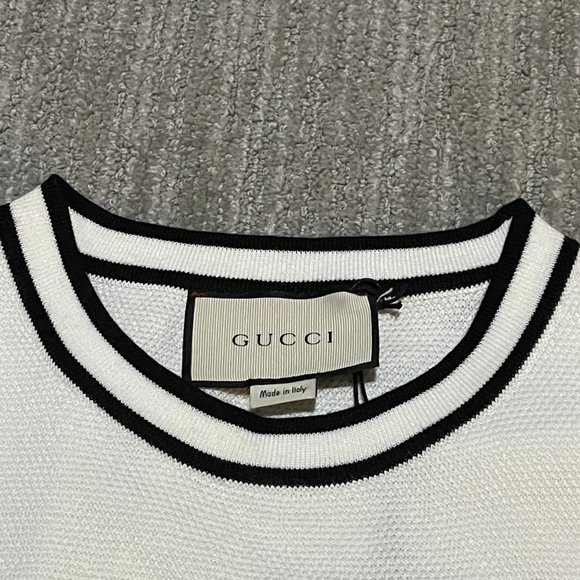 preloved Gucci Off-White wool Horsebit Dress SZ M - Picture 3 of 10